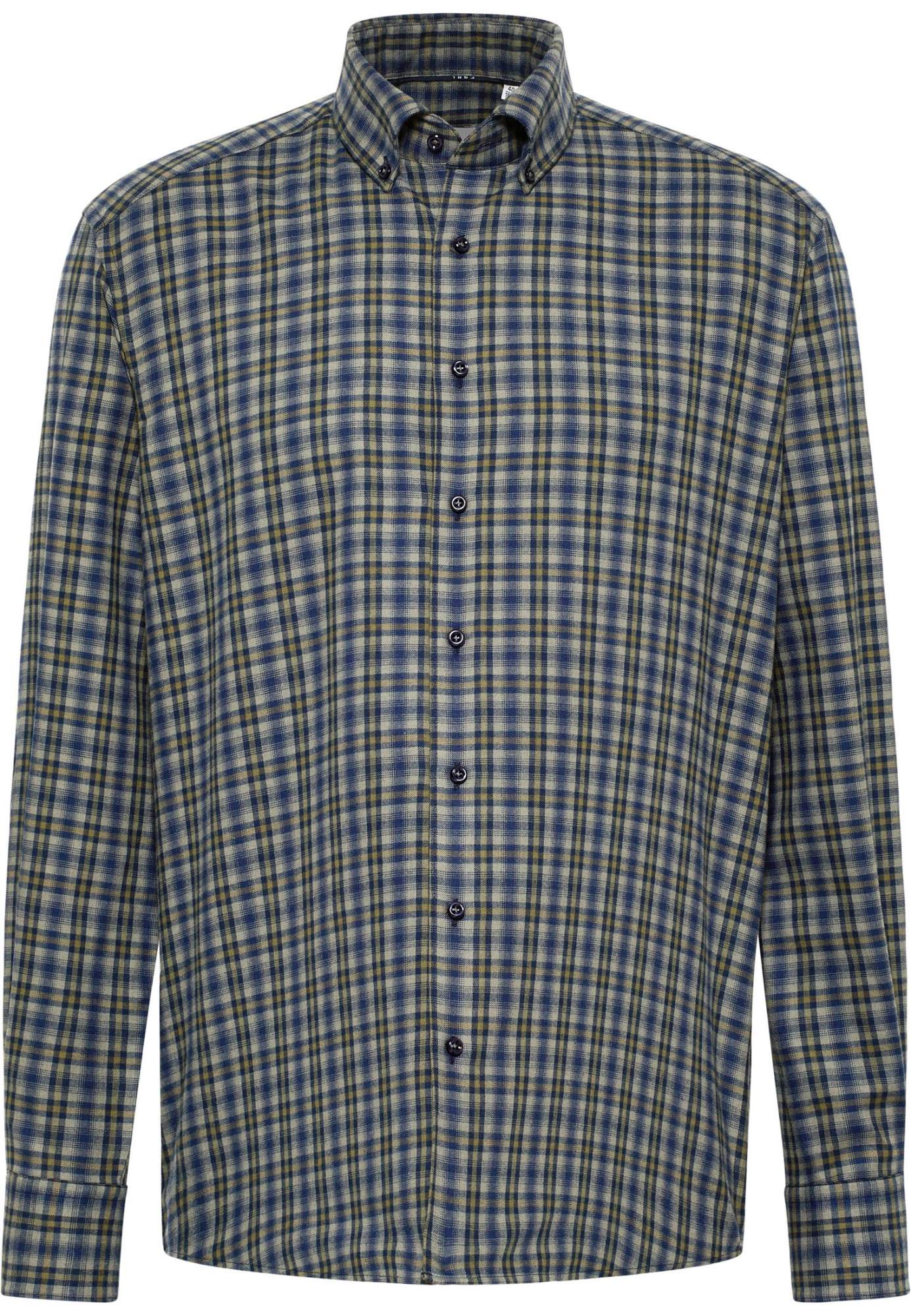 Рубашка мужская ETERNA 2554-36-ES14 синяя 40