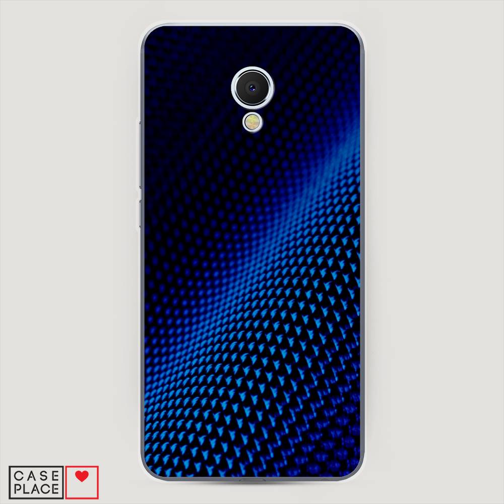 

Чехол Awog на Meizu MX6 "Синий карбон", Черный;синий, 70950-3