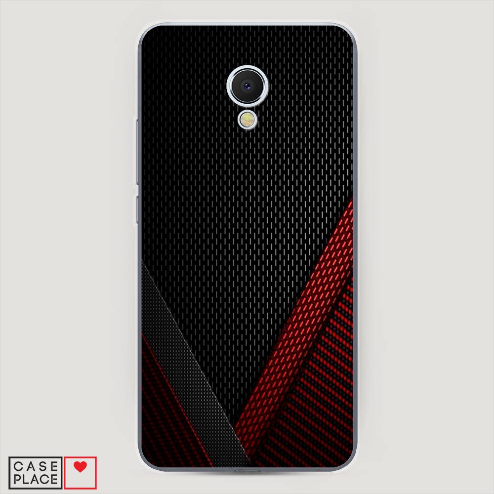 

Чехол Awog на Meizu MX6 "Красный карбон", Черный;красный, 70950-3