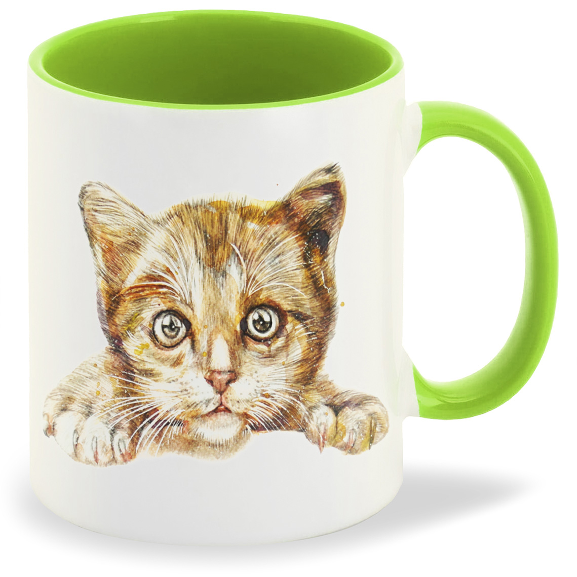 

Кружка CoolPodarok Кот взгляд, Кот взгляд