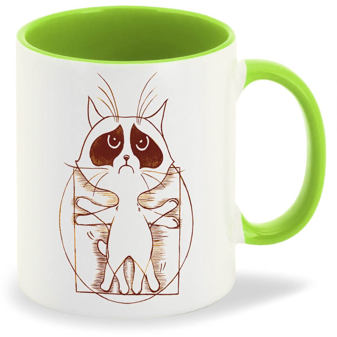 

Кружка CoolPodarok Кот распятие, Кот распятие