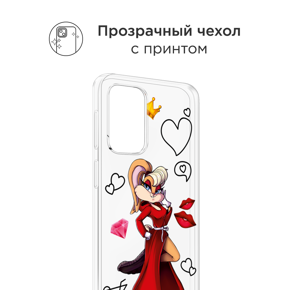 

Чехол на Oppo Find N3 Flip "Rich Lola Bunny", Красный;бежевый;оранжевый, 2517250-1