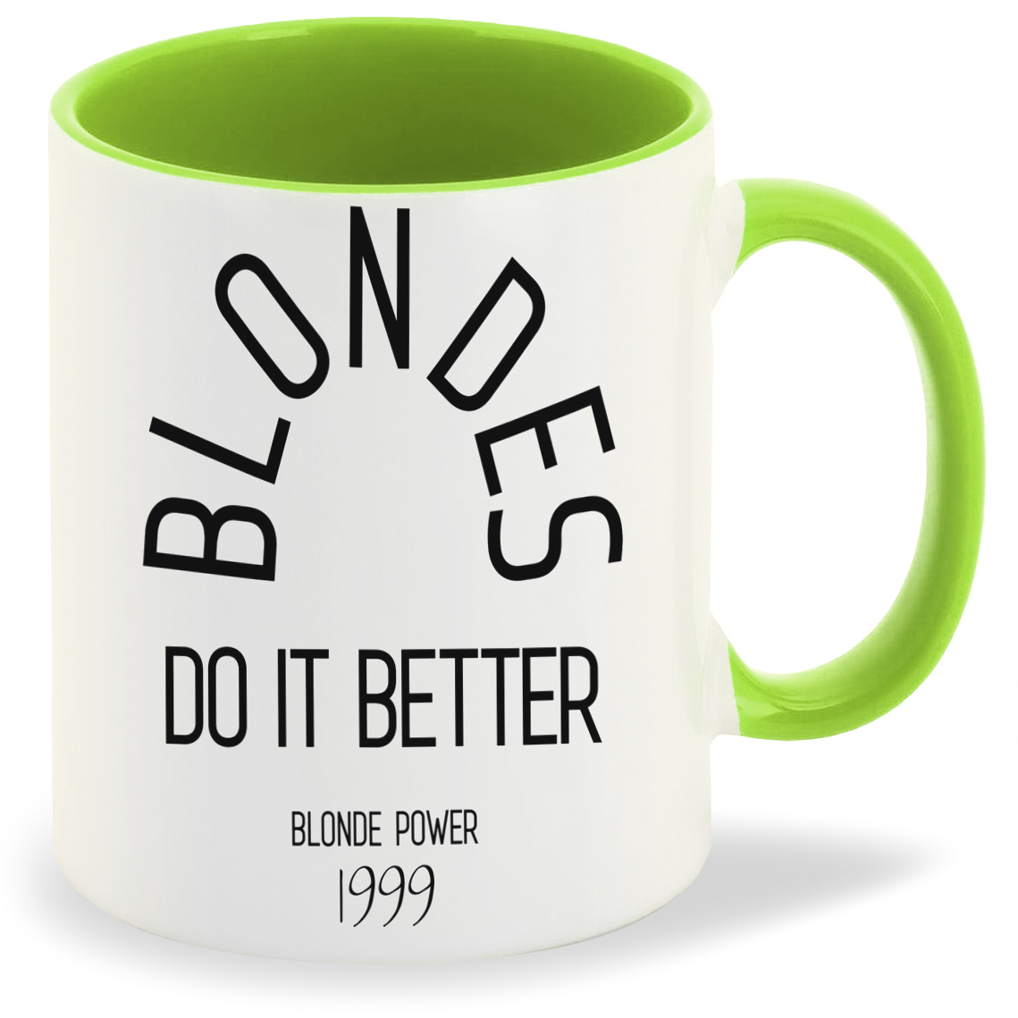 

Кружка CoolPodarok Blondes do it better, Blondes do it better