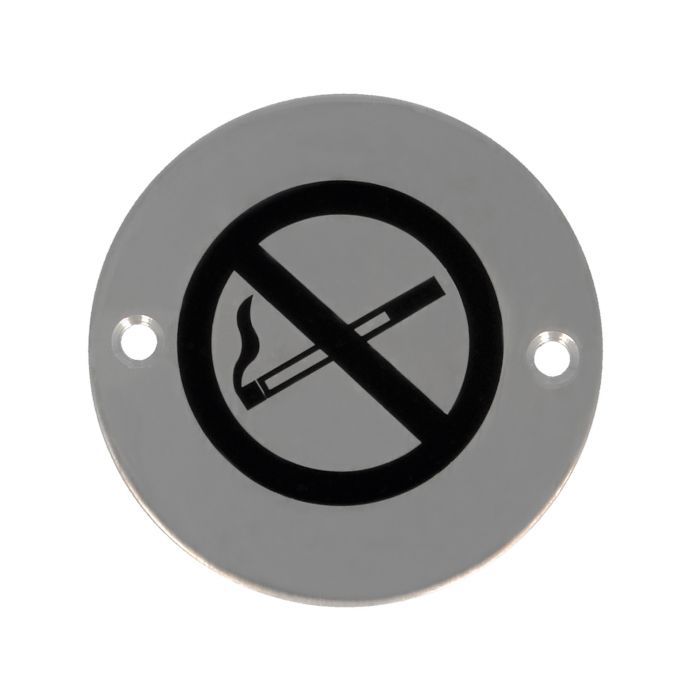 Информационная табличка Amig Курить запрещено из нержавеющей стали, 24-75 информационная табличка amig туалет для инвалидов из алюминия позолоченная 103 140х140