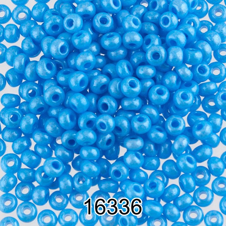 

Бисер Preciosa круглый 4 10/0, 2,3 мм, 500 г, цвет 16336 голубой