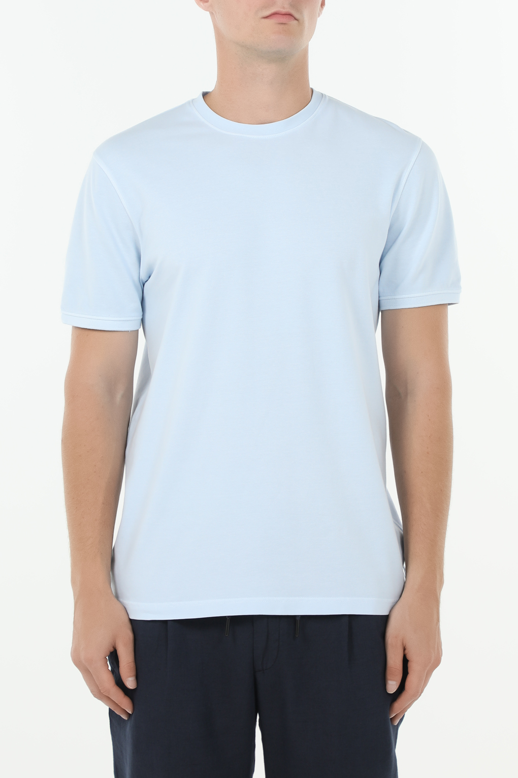 

Футболка мужская Cinque 70104935 голубая 2XL, Голубой, 70104935