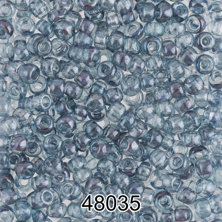 

Бисер Preciosa круглый 4 10/0, 2,3 мм, 500 г, цвет 48035 серо-голубой
