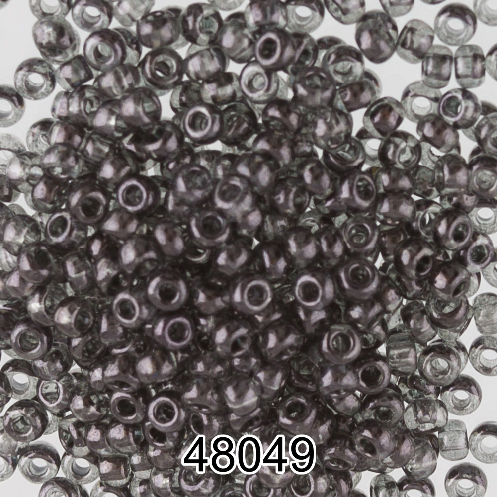 

Бисер Preciosa круглый 4 10/0, 2,3 мм, 500 г, цвет 48049 серый