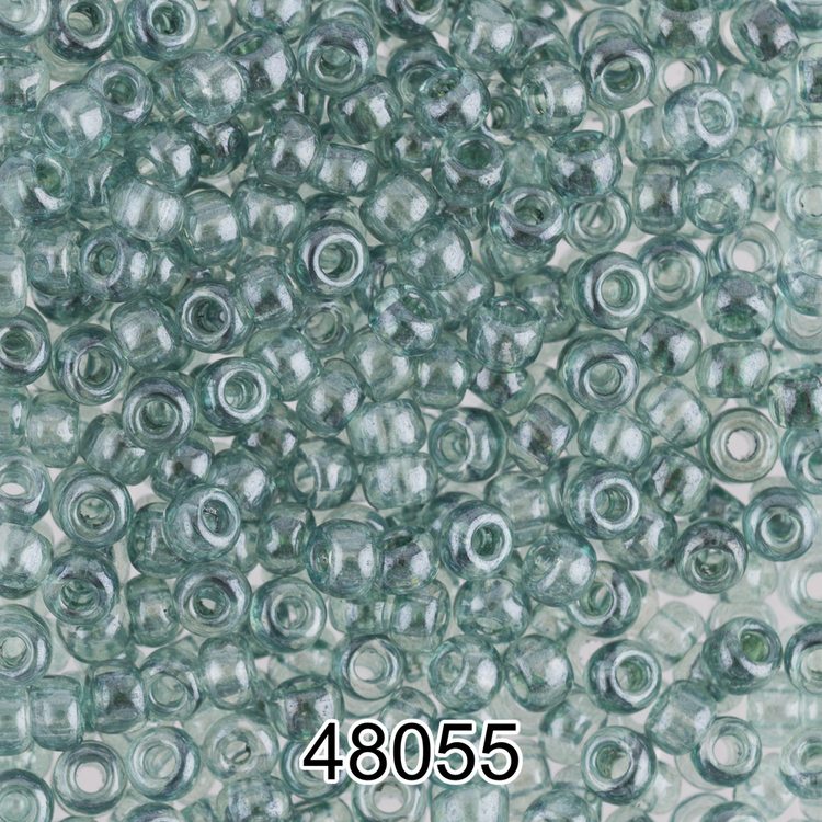 

Бисер Preciosa круглый 4 10/0, 2,3 мм, 500 г, цвет 48055 серо-зеленый