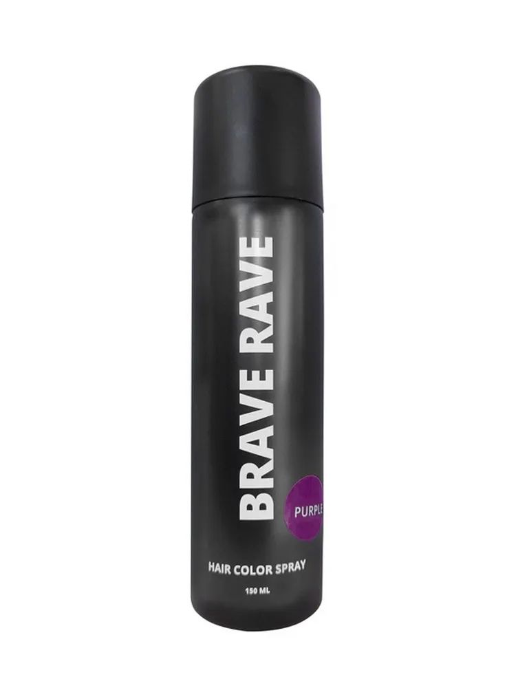 Фиолетовая спрей краска для волос BirdyBird Brave Rave 150 мл baffy мыльная краска фиолетовая 85