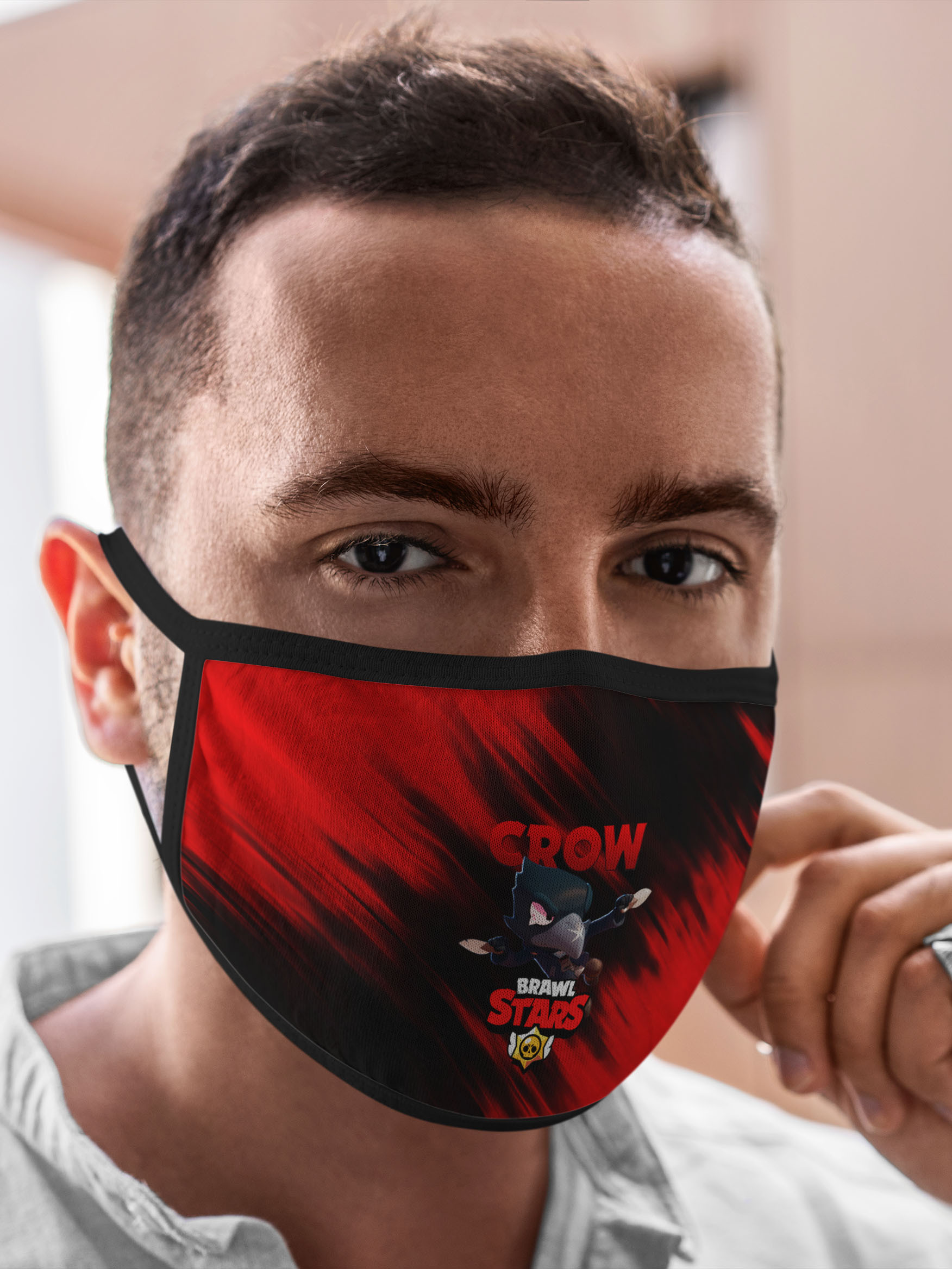 

Многоразовая маска унисекс Burnettie Brawl Stars Crow, Разноцветный, Brawl Stars Crow