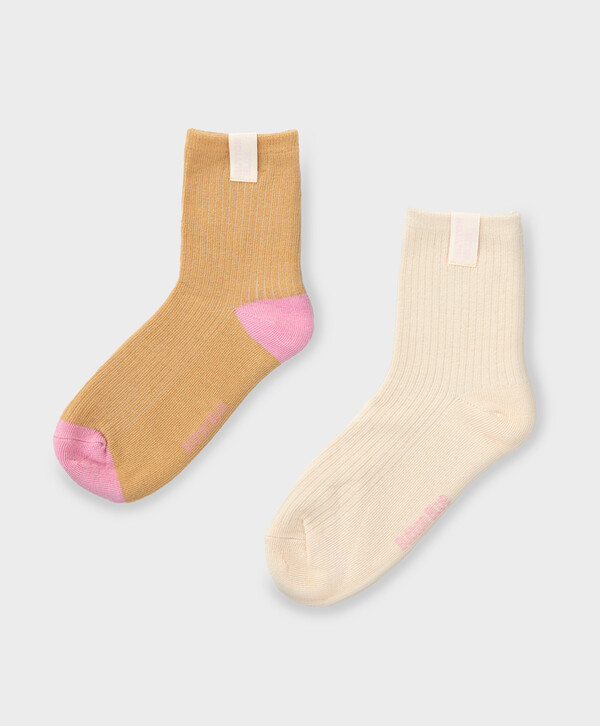 

Набор из двух пар высоких носков мультицвет для девочки Button Blue, 20-22, 224BBGU8505, Разноцветный, 224BBGU8505