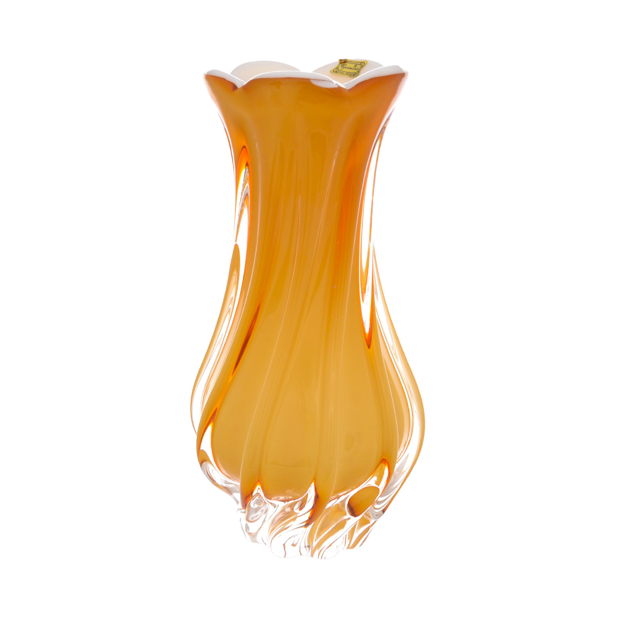 

Ваза Egermann 27 см Opal+amber+kitkal