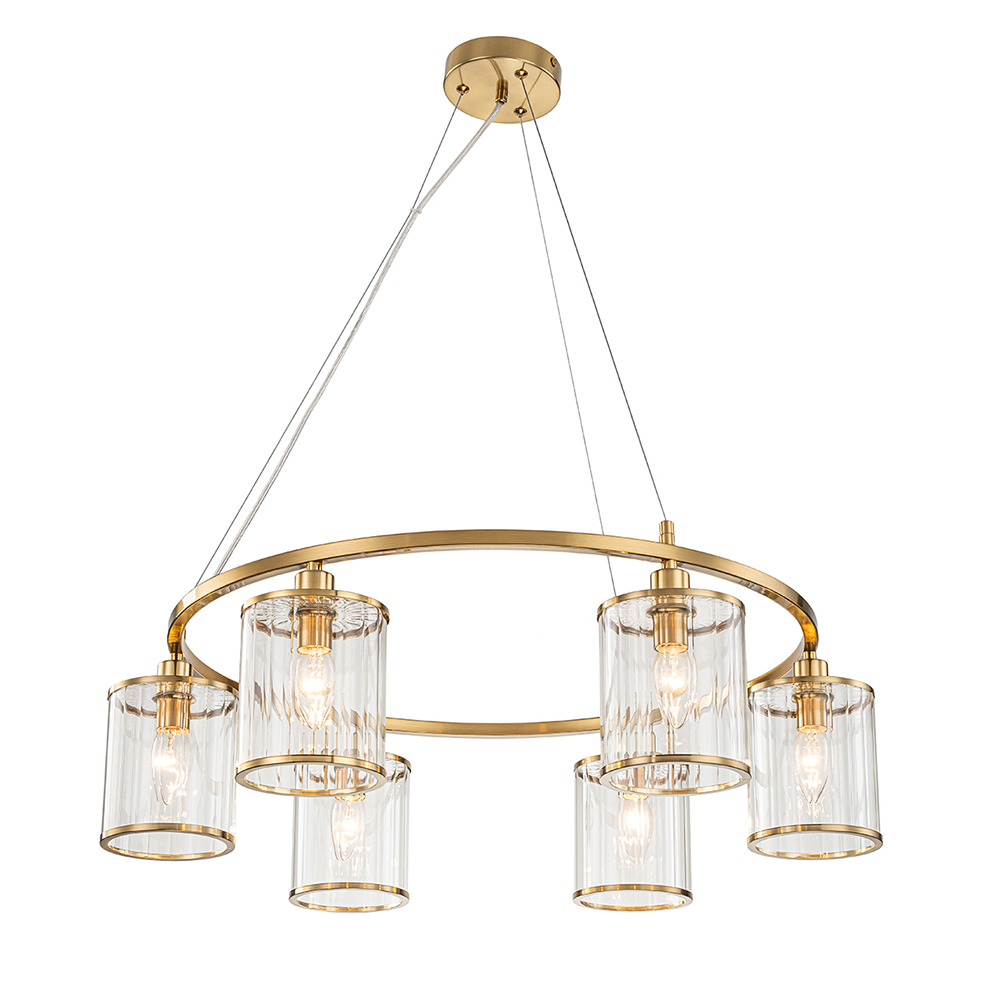 

Люстра Indigo Dante 13022/6P Brass V000405, Indigo Dante 13022/6P Brass V000405