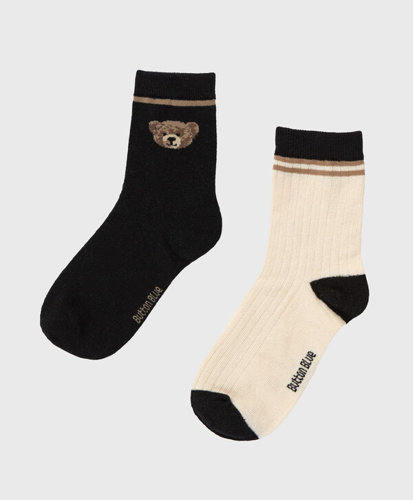 

Набор из двух пар высоких носков мультицвет для мальчика Button Blue, 20-22, 224BBBU8507, Разноцветный, 224BBBU8507