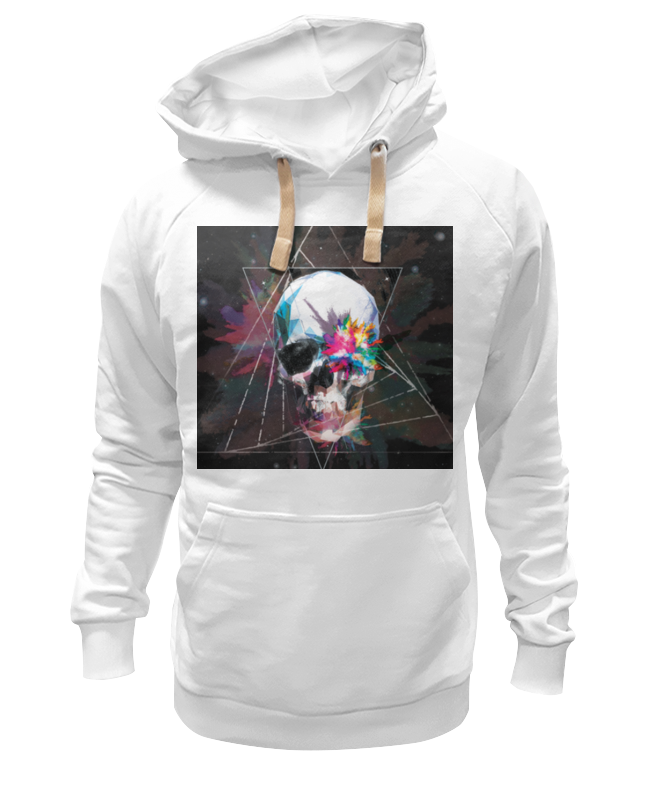 

Худи унисекс Printio Skull - 18 белое 3XL, Белый, Skull - 18