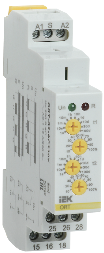 

Реле циклическое ORT 2 контакта 230В AC IEK