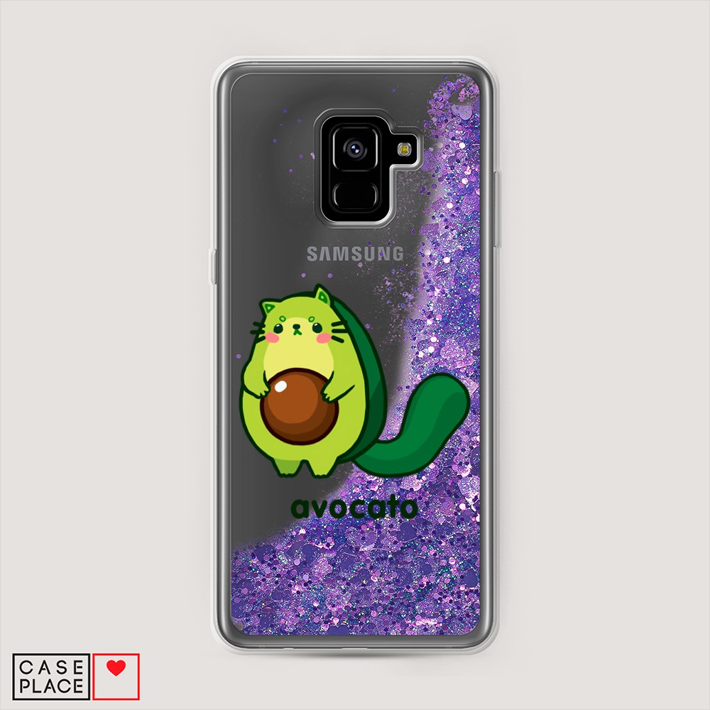 

Чехол Awog на Samsung Galaxy A8 Plus "Avocato", Разноцветный, 25592-1