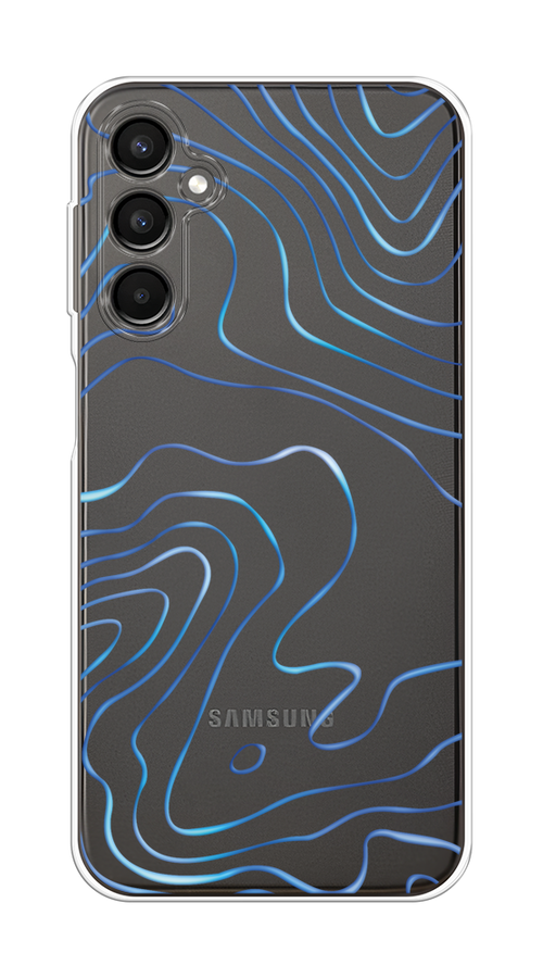 

Чехол Homey на Samsung Galaxy A24 "Blue lines", Прозрачный;синий, 2108050-1