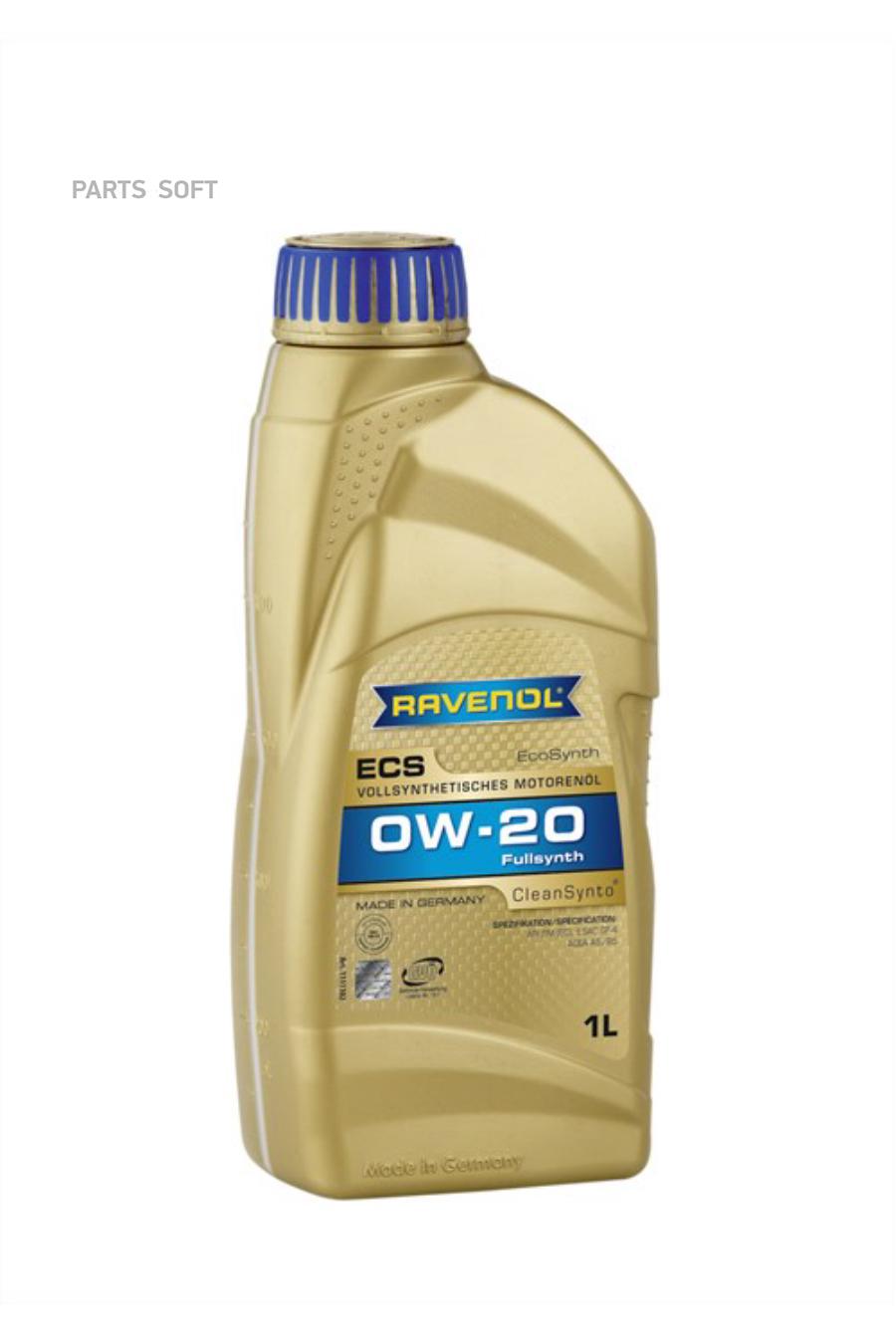 

Моторное масло Ravenol 0W20 1л