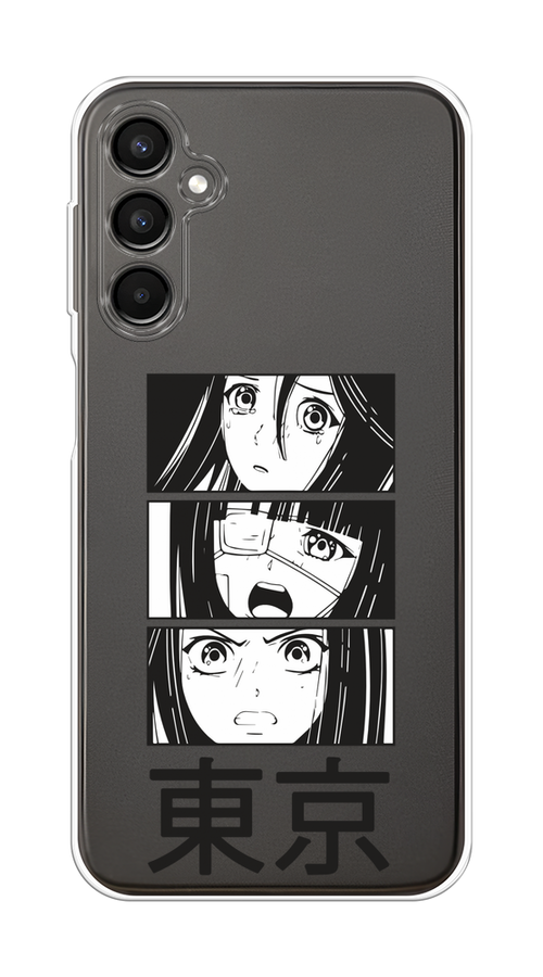 

Чехол Homey на Samsung Galaxy A24 "Tokyo girls", Белый;черный;прозрачный, 2108050-1