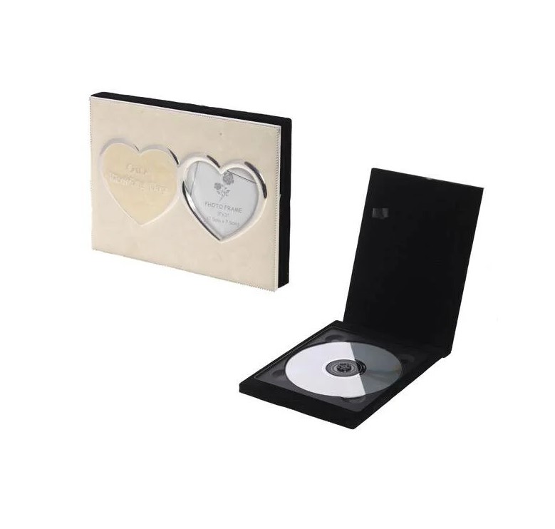 

Альбом для CD диска с фоторамкой (8х8см ), L18 W3 H14 см KSM-522617, Черный