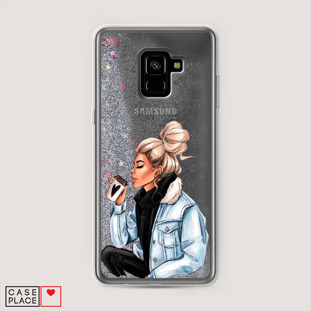 

Чехол Awog "Cute girl" на Samsung Galaxy A8 Plus, 25591-1