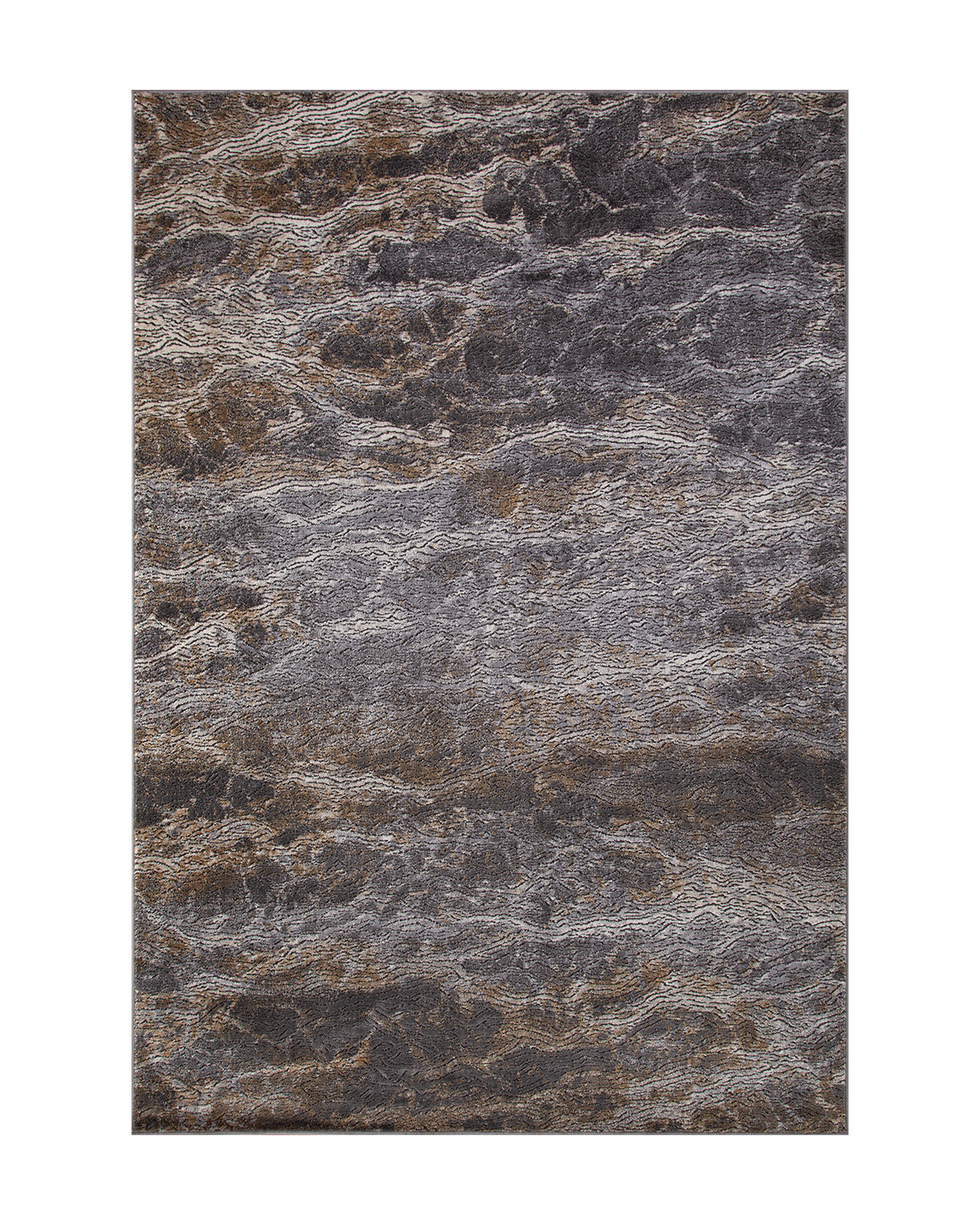 

Ковёр Merinos Serenity 200x400 прямоугольный серый бежевый D777