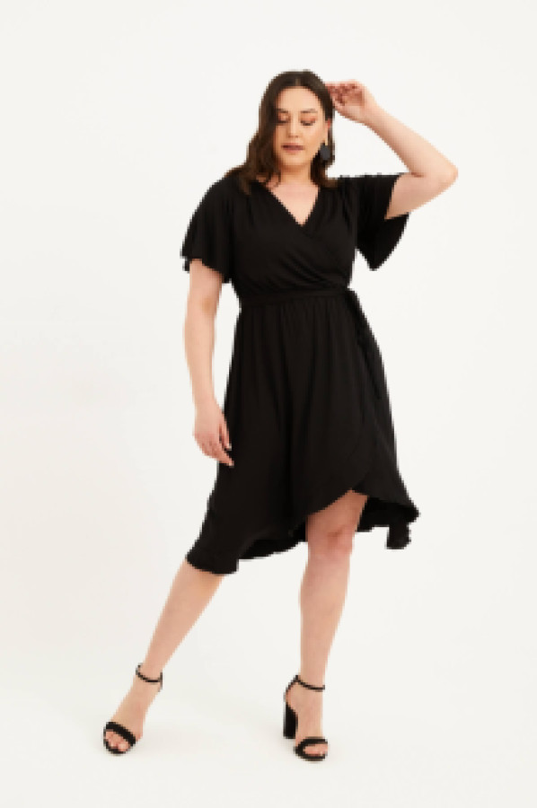 

Платье женское My Line Moda 1369 черное 3XL (доставка из-за рубежа), 1369