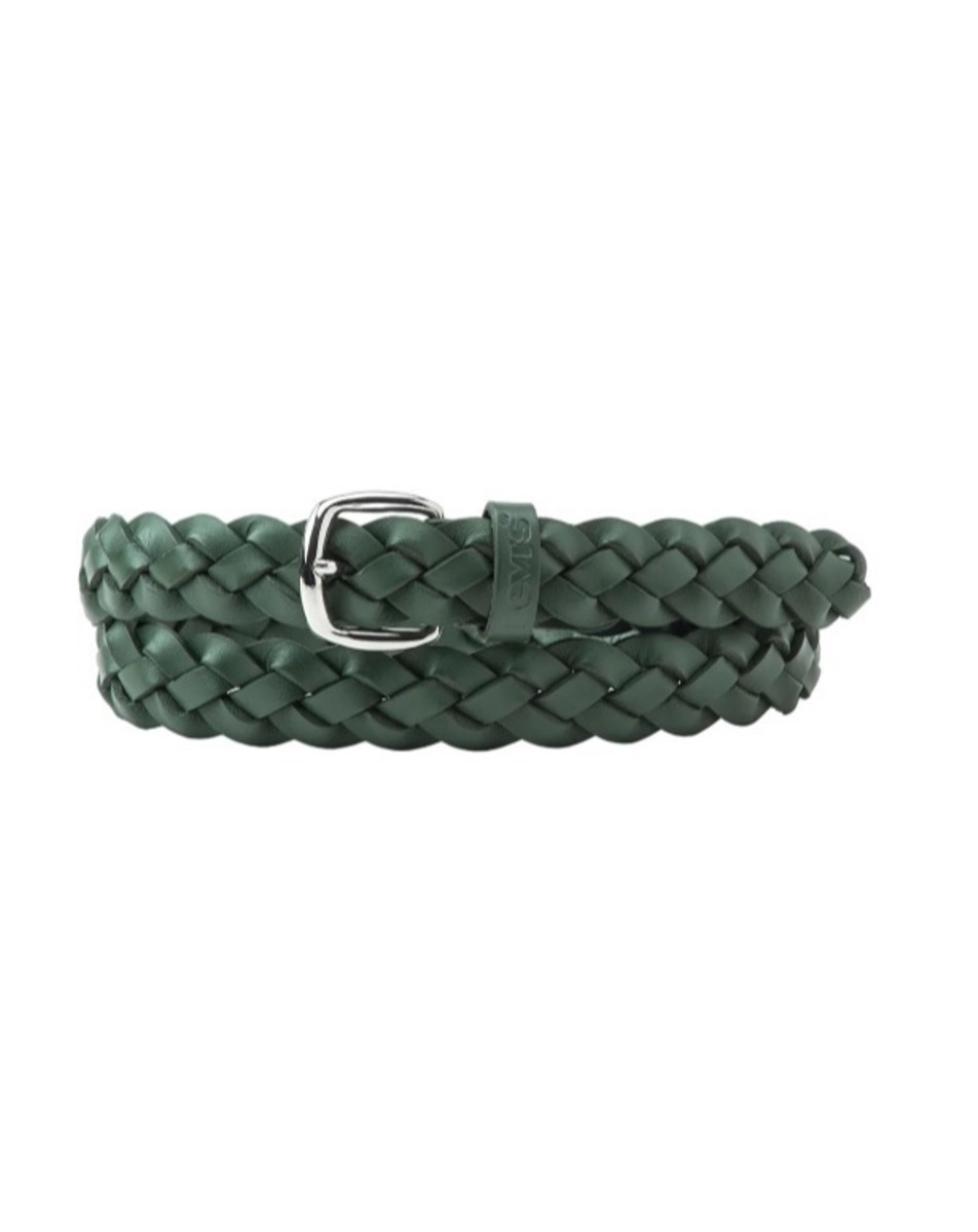 

Ремень женский Levis Women Perfect Braid Belt зеленый, 65 см, Women Perfect Braid Belt