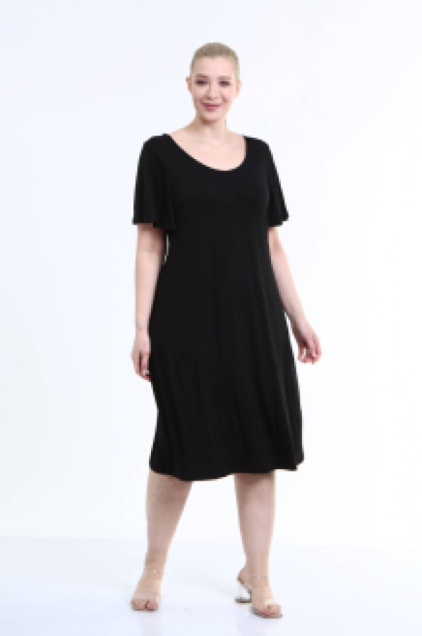 

Платье женское My Line Moda 1413 черное 3XL (доставка из-за рубежа), Черный, 1413