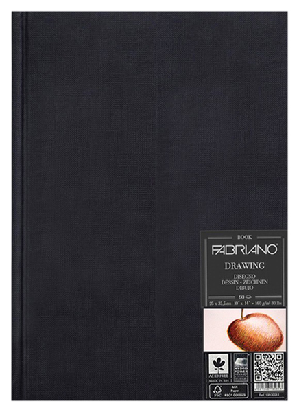 

Блокнот для зарисовок Fabriano Drawingbook Портрет мелкозернистая 25x35,3 см 60 л