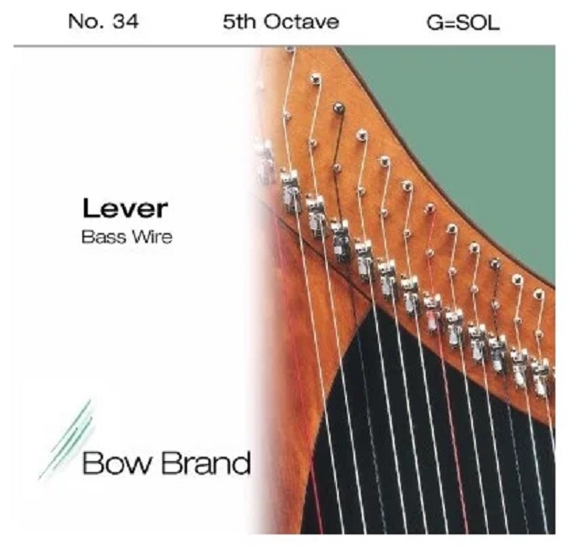 

Струна G5 для арфы Bow Brand Lever Natural Gut LS-34G5, Bow Brand Lever Natural Gut