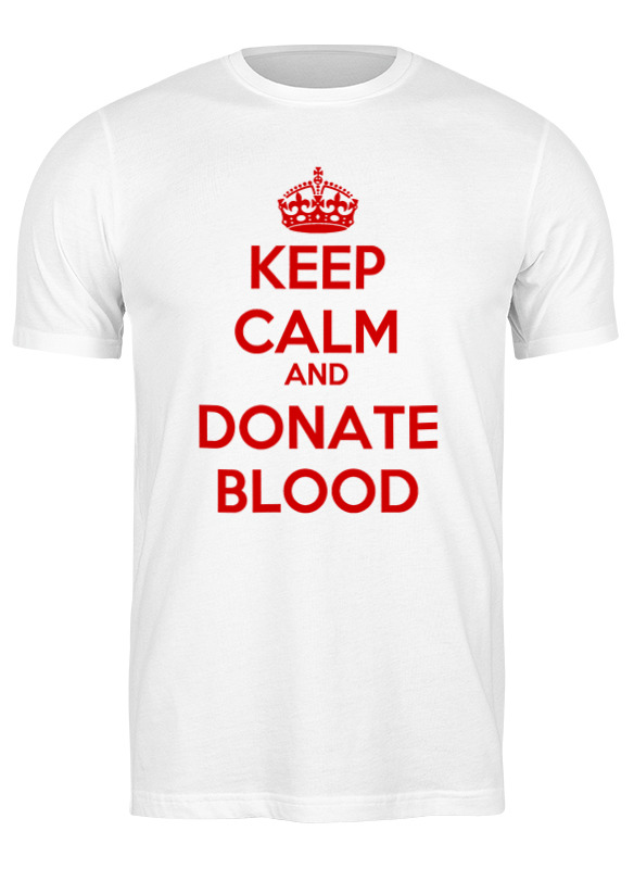 

Футболка мужская Printio Keep calm art белая XL, Белый, Keep calm art