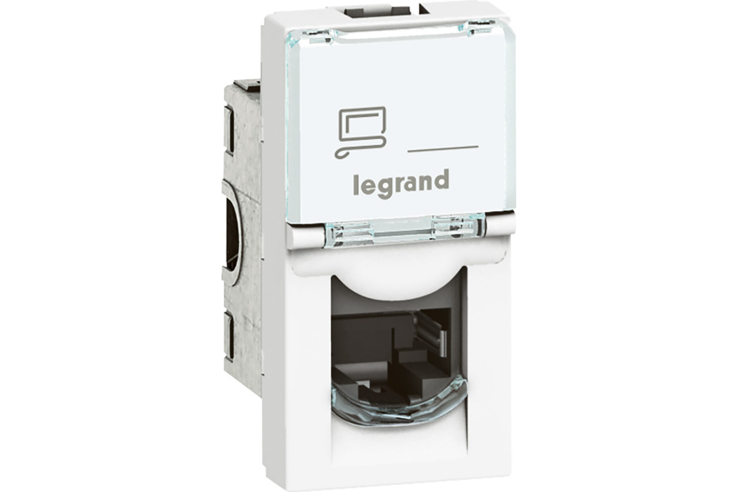 фото Розетка компьютерная legrand 076563 rj45