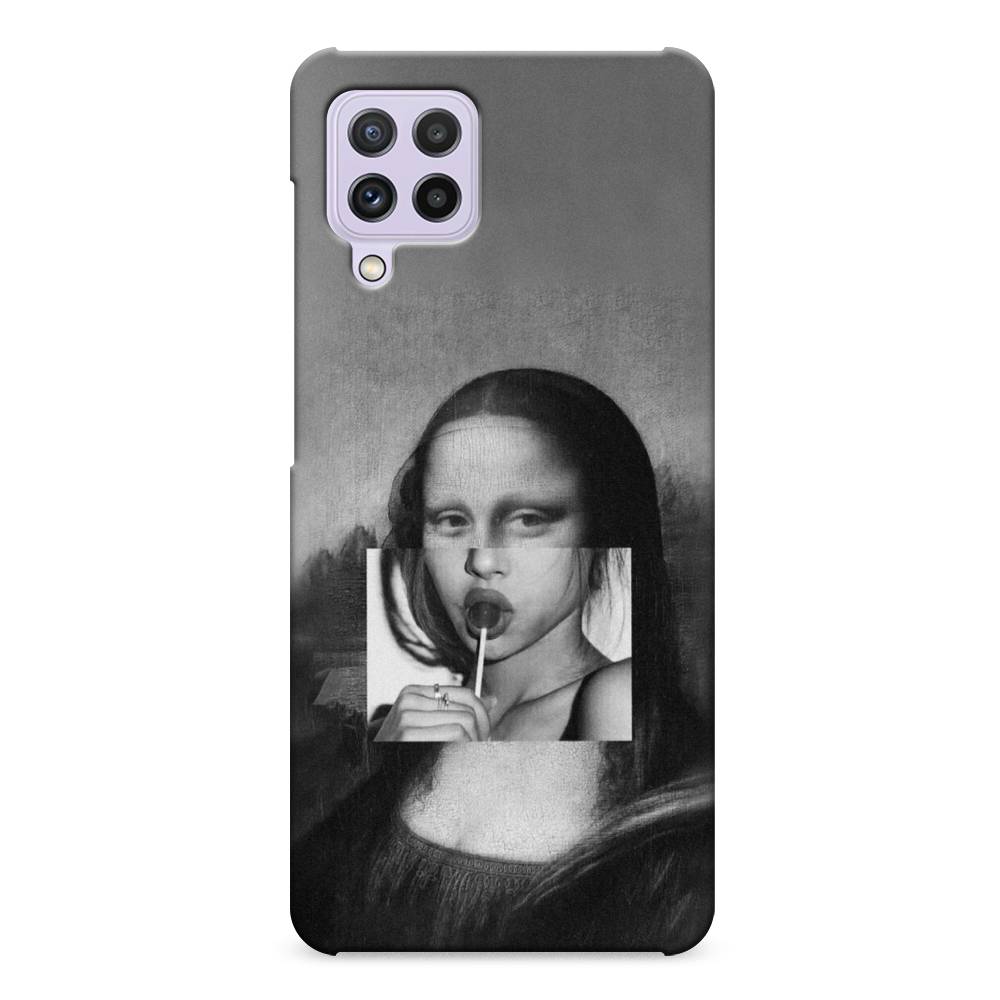 

Пластиковый чехол "Mona Lisa sucking lollipop" на Samsung Galaxy A22