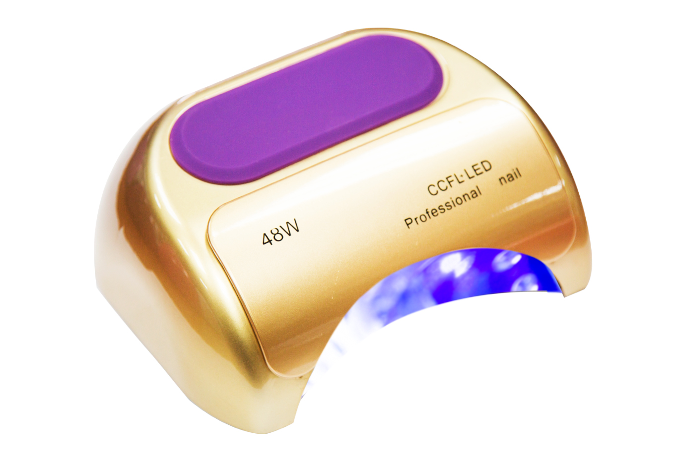 Гибридная лампа CCFL/LED для маникюра 48 Вт золото