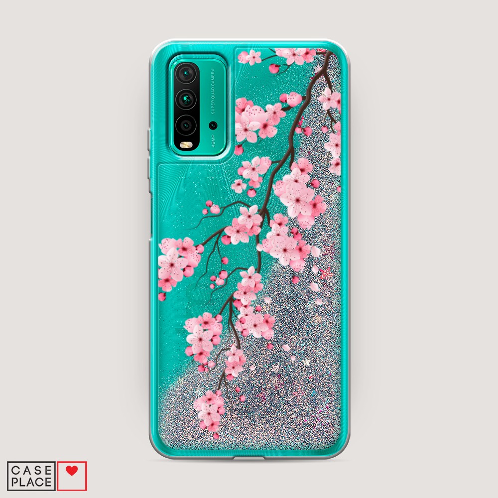 

Чехол Awog на Xiaomi Redmi 9T "Розовая сакура", Разноцветный, 39891-1