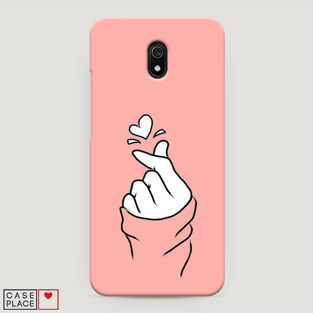 фото Пластиковый чехол "любовь-щелк" на xiaomi redmi 8a awog