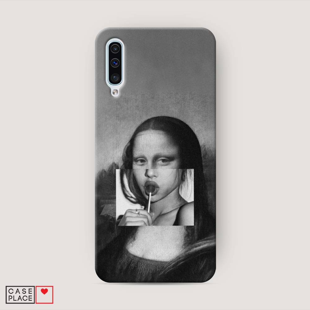 

Пластиковый чехол "Mona Lisa sucking lollipop" на Samsung Galaxy A30s, 28820-7