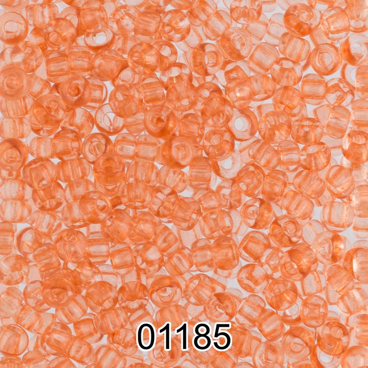 

Бисер Preciosa круглый 5 10/0, 2,3 мм, 500 г, цвет 01185 темно-оранжевый
