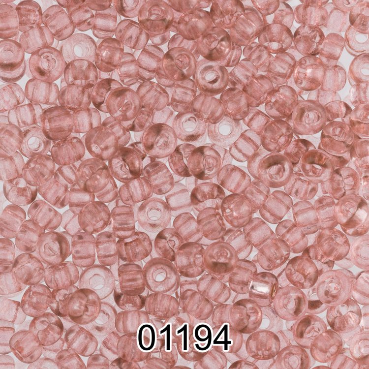 

Бисер Preciosa круглый 5 10/0, 2,3 мм, 500 г, цвет 01194 светло-розовый