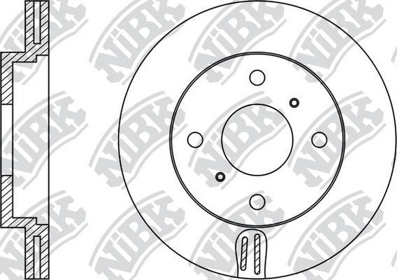 

Тормозный колодки NiBK передний для Toyota Yaris 1999- RN1144