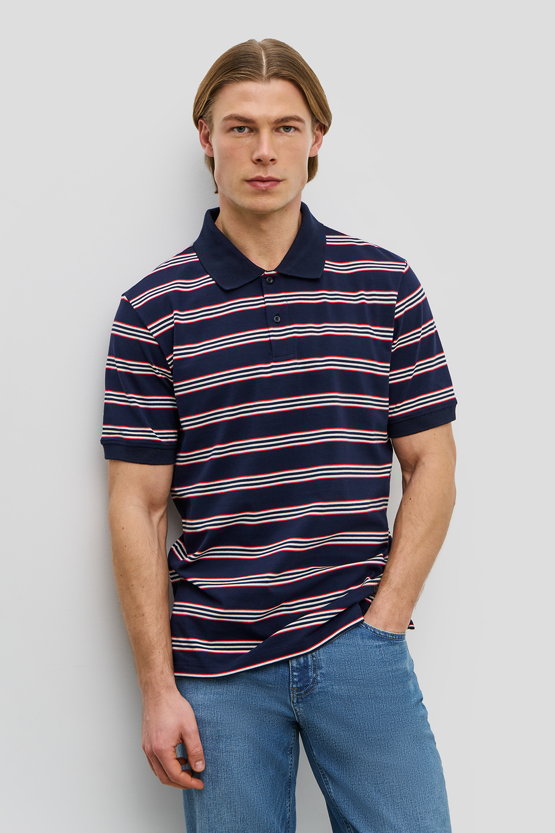 

Футболка мужская Baon B7023016 синяя 3XL, Синий, B7023016