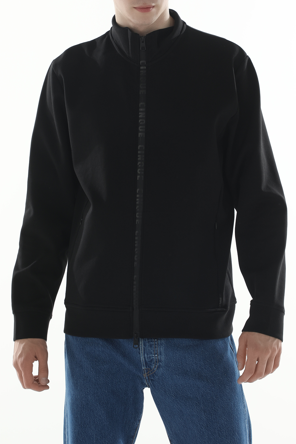 

Толстовка мужская Cinque 70414910 черная 2XL, Черный, 70414910