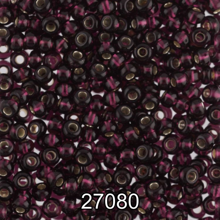 

Бисер Preciosa круглый 5 10/0, 2,3 мм, 500 г, цвет 27080 темно-сиреневый, Фиолетовый