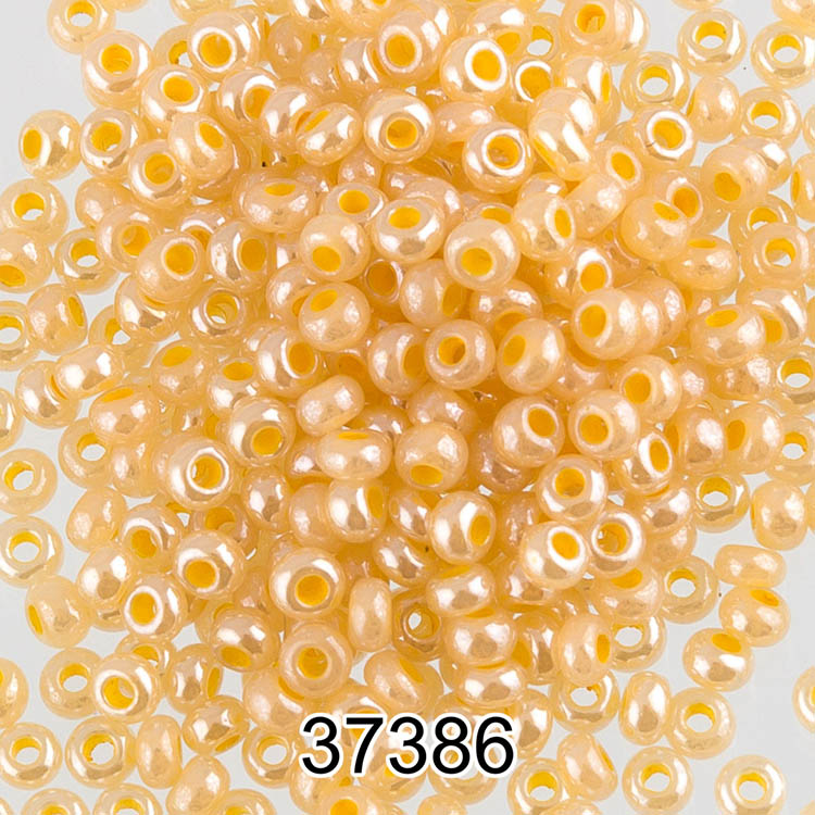 

Бисер Preciosa круглый 5 10/0, 2,3 мм, 500 г, цвет 37386 желтый