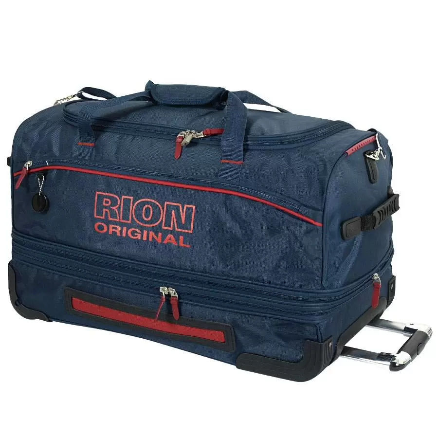 Дорожная сумка унисекс RION+ А147Н синяя 66x36x35 см