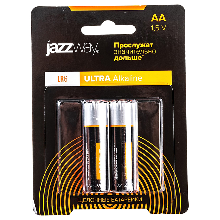 

JazzWay Алкалиновая Батарейка LR 6 Ultra PLUS BL-2 5010703