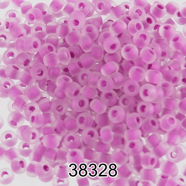 

Бисер Preciosa круглый 5 10/0, 2,3 мм, 500 г, цвет 38328 сиреневый матовый, Фиолетовый